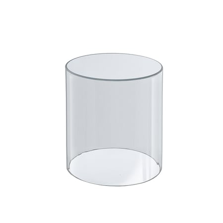Azar Displays 6"W x 8"H Clear Acrylic Cylinder 556608